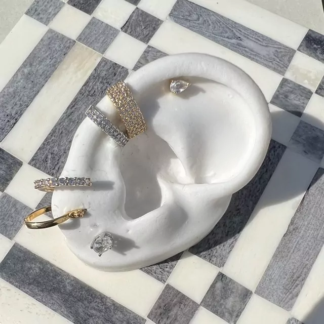 Piercing Ágata ouro - Imagem 3