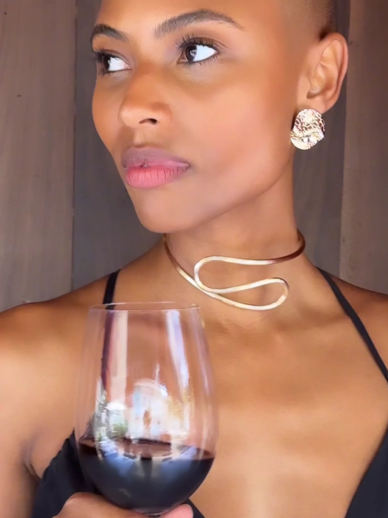 Choker Hannah ouro - Imagem 2