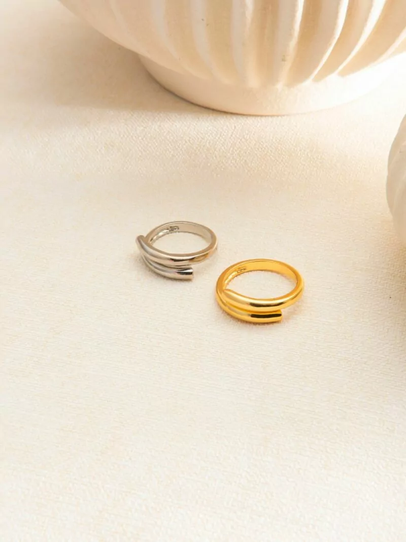 Anel Lille regulável ouro