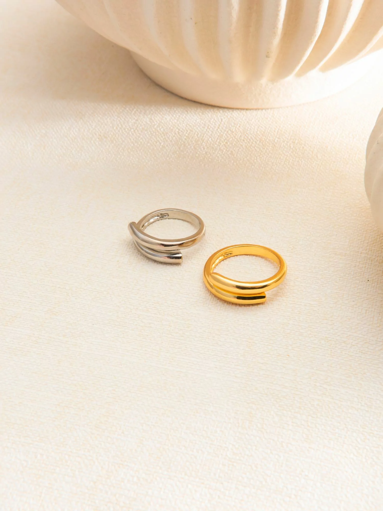 Anel Lille regulável ouro - Imagem 1