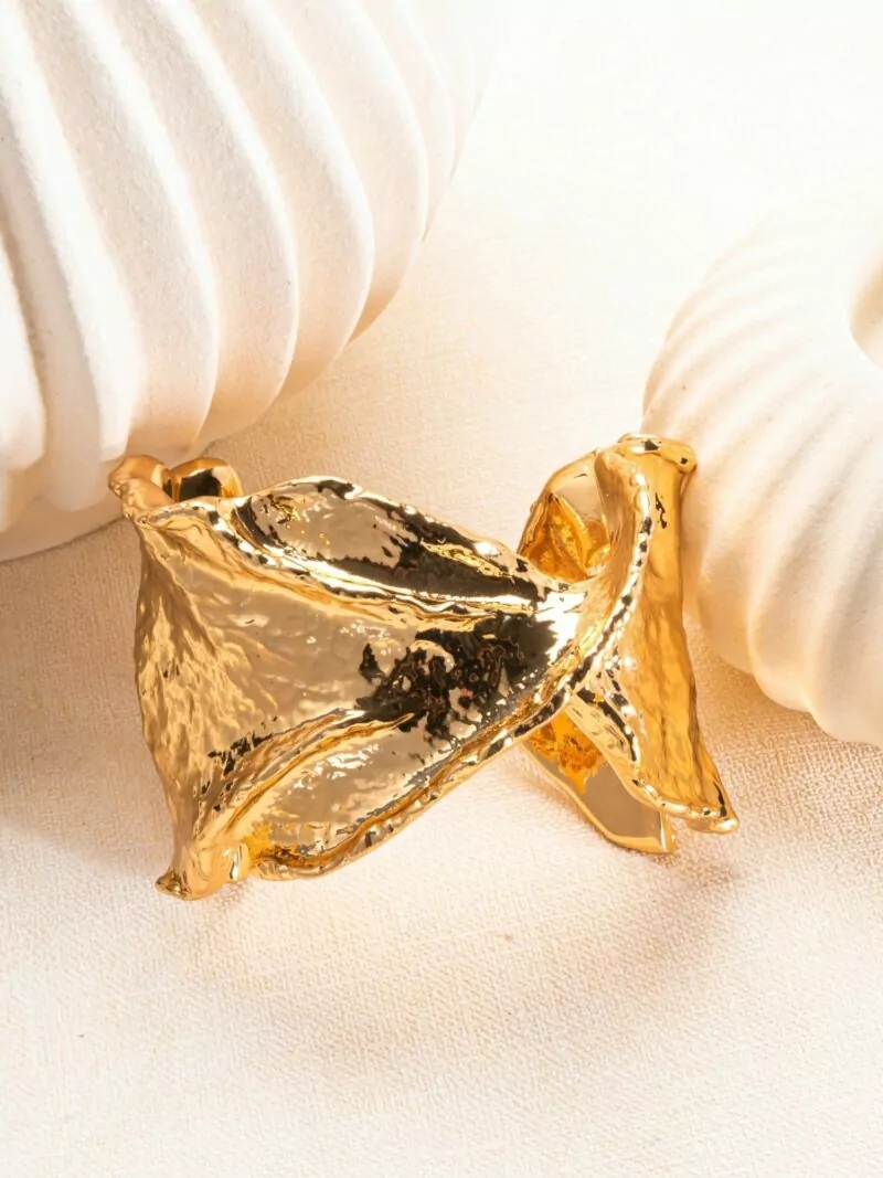 Bracelete Bolzano orgânico ouro