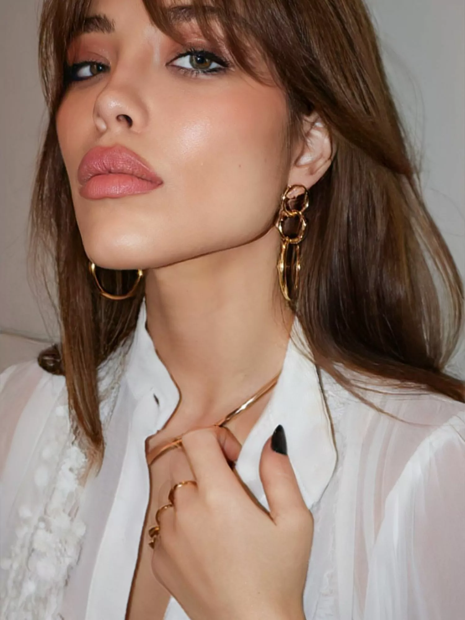 Brinco theodora ouro - Imagem 2