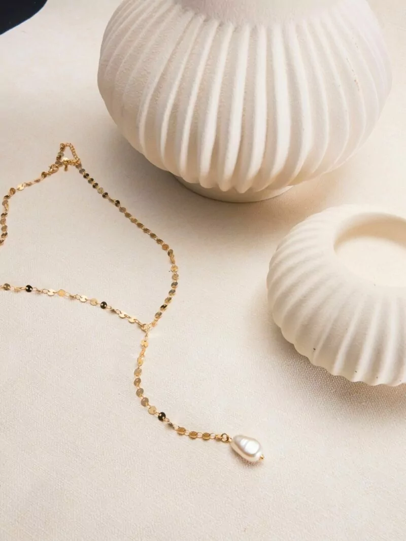 Colar Pérola Valence ouro - Imagem 2
