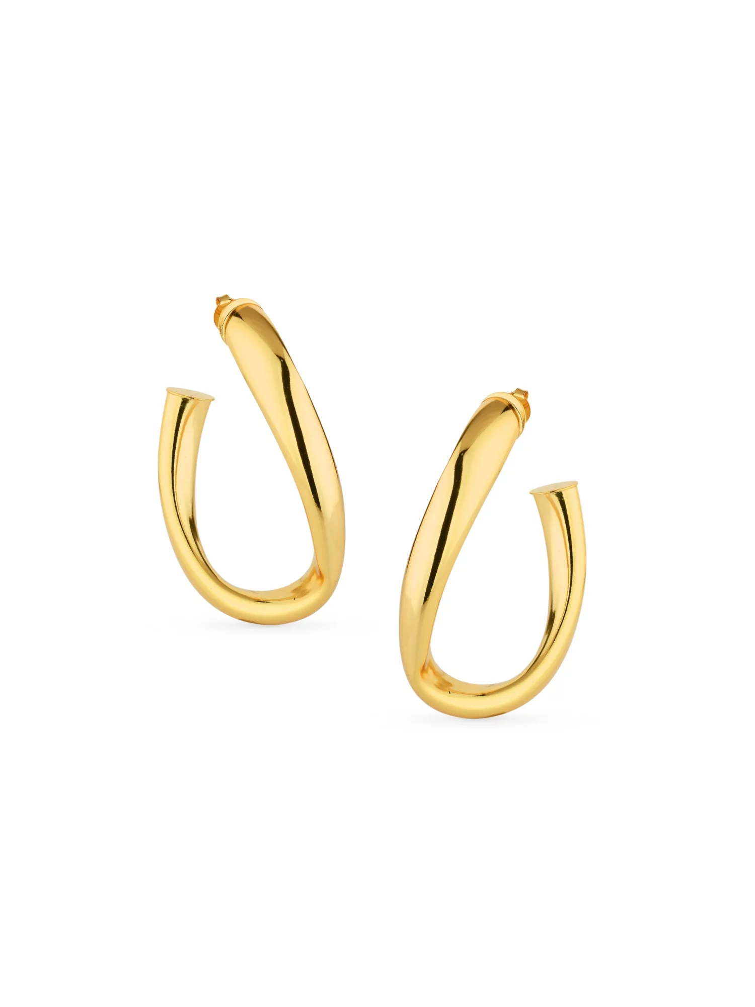 Argola Miel ouro G - Imagem 7