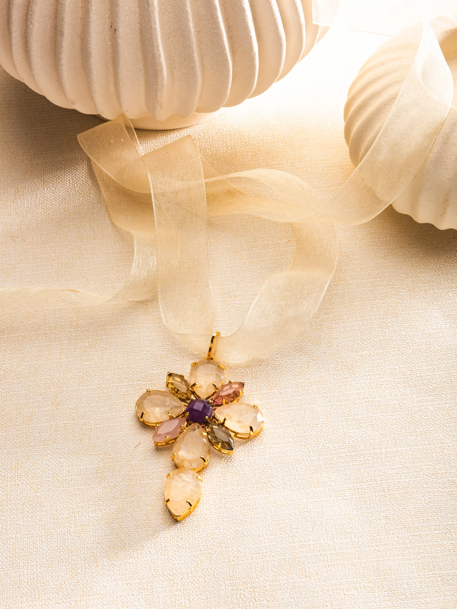 Colar faixa organza Pliê - Imagem 2