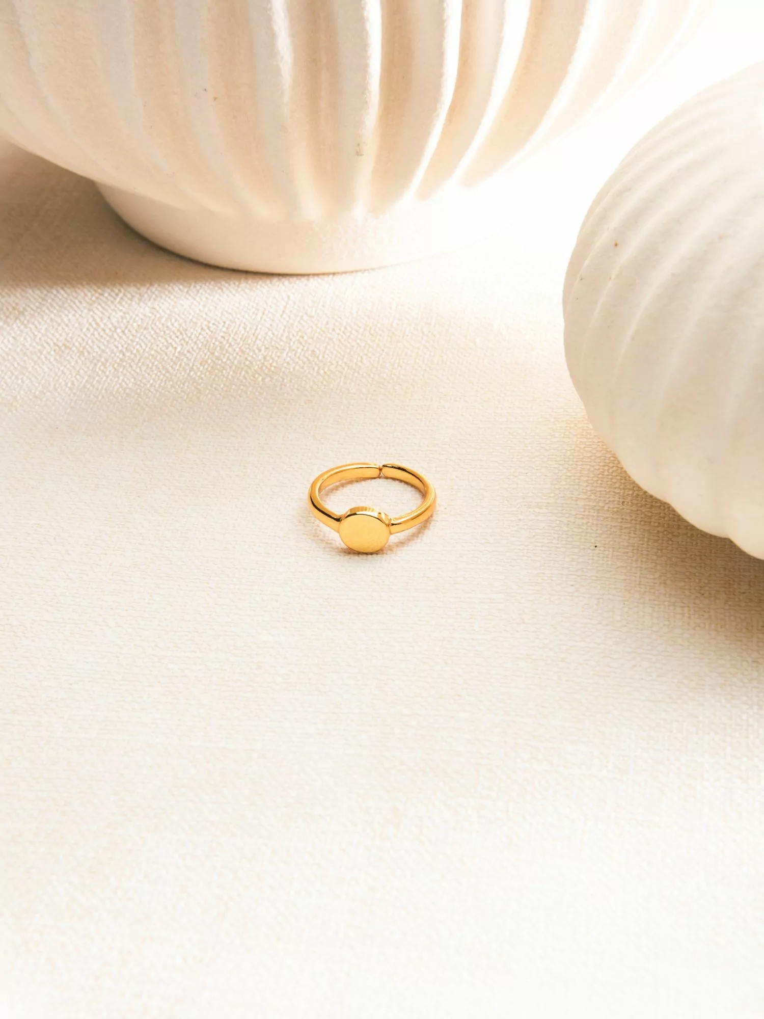 Anel Catarina regulável ouro - Imagem 1