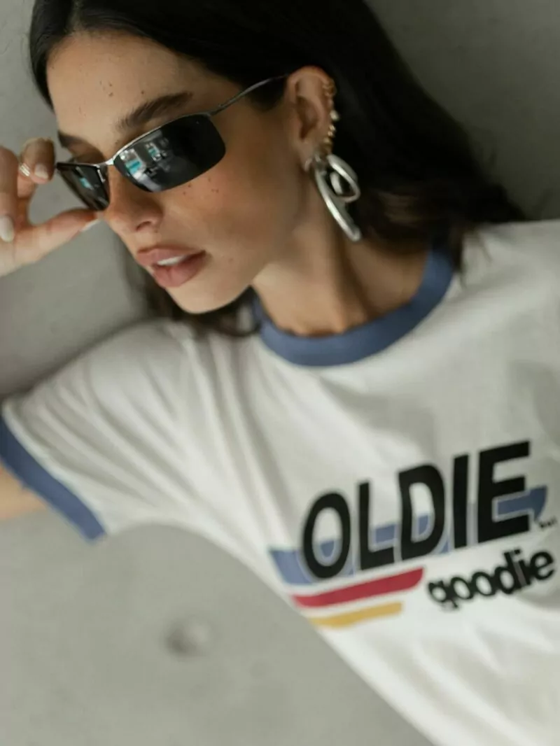 Argola Miel ródio P - Imagem 2